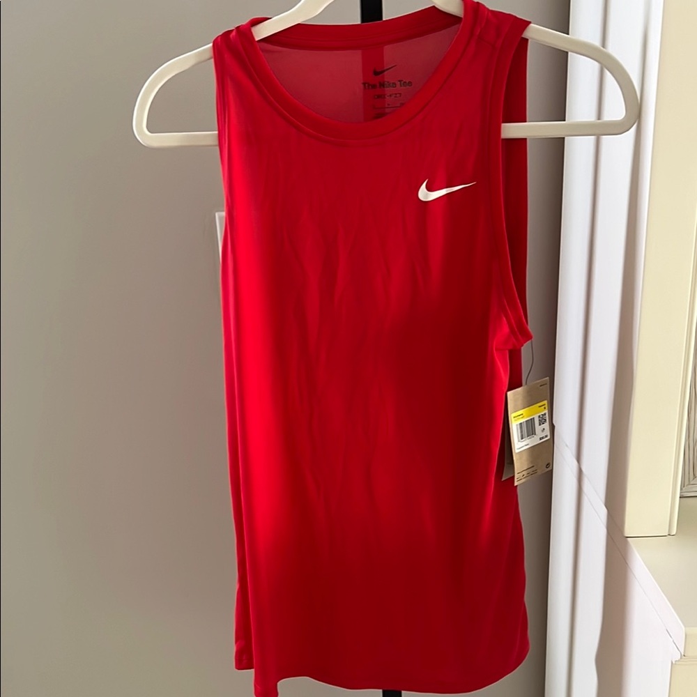 NWT Womens Nike Women's Red Tank